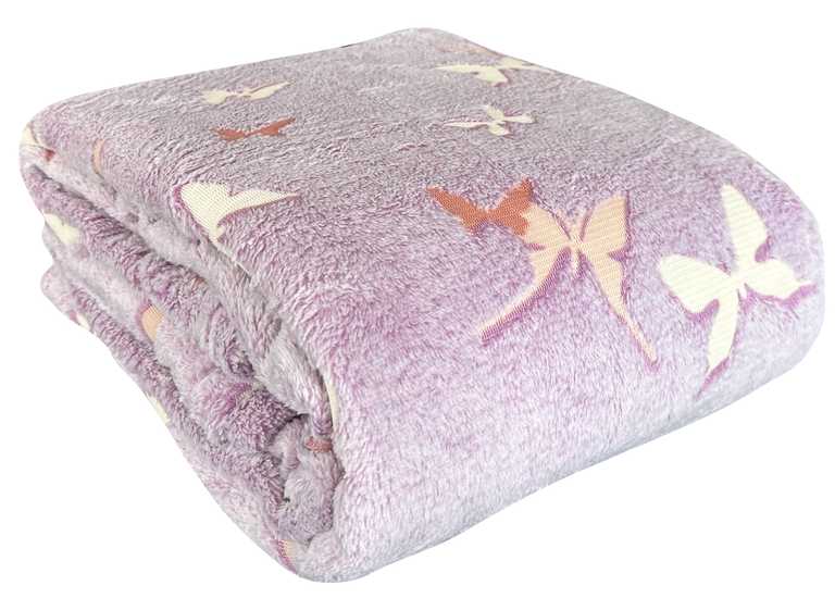 Pledas šviečiantis tamsoje "drugeliai", 150 x 200 cm - Image 2